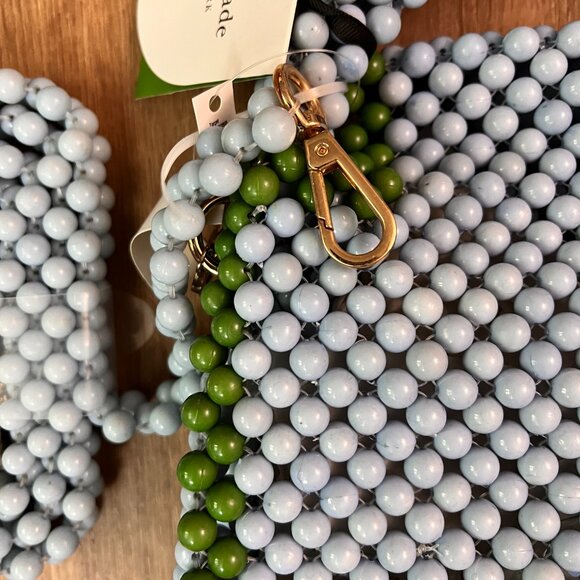 NWT Kate Spade x Target Collab Beaded Handbag in Blue and Green - Picture 8 of 14